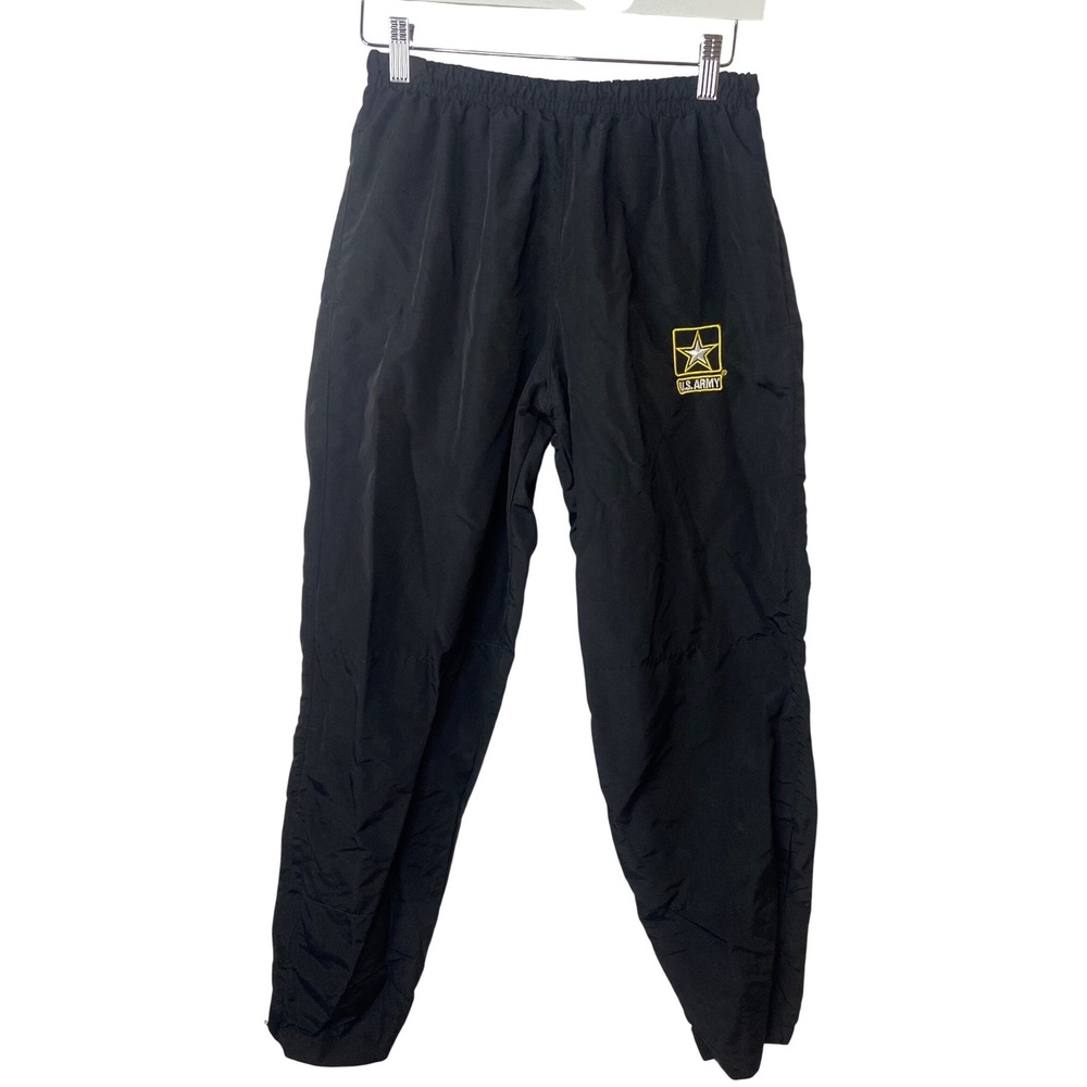 US Army APFU Physical Fitness Uniform Pants Nylon Black‎ Unisex Small short